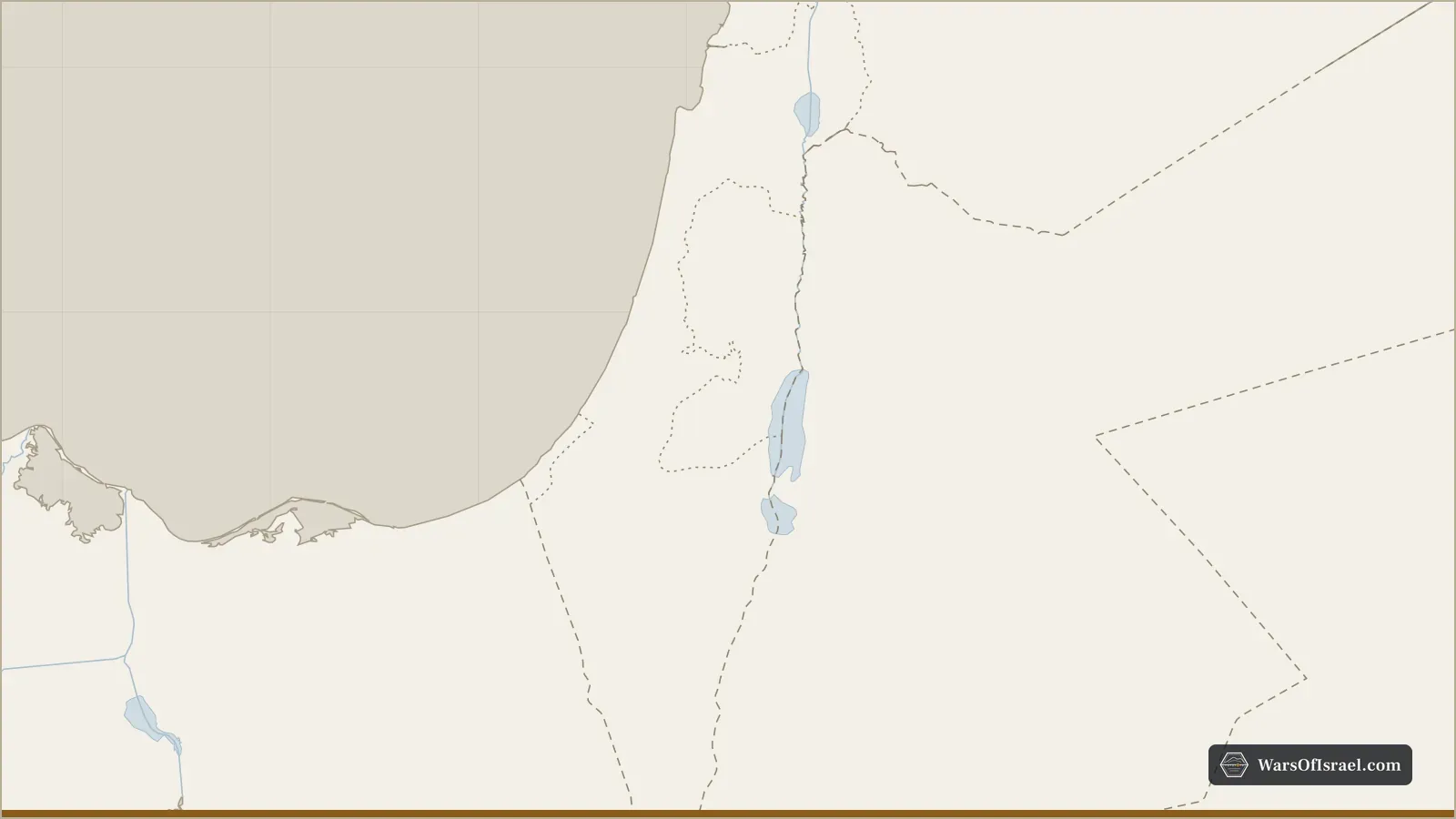 מפה של ארץ ישראל ושכנותיה