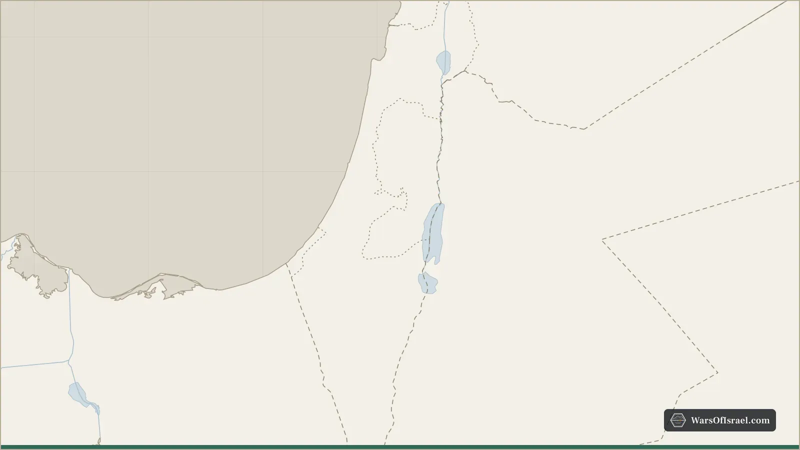 מפה של ארץ ישראל ושכנותיה
